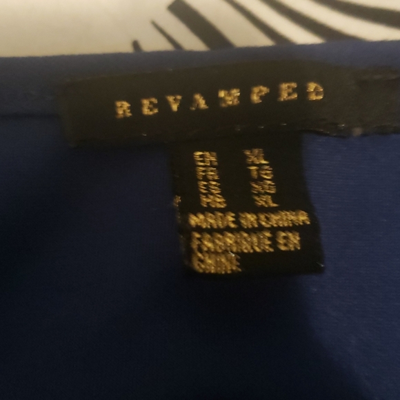 Navy Blue Lowcut Bodycon Dress - Picture 2 of 2